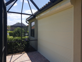 Automatic Rollup Hurricane Shutters - Top Choice Windows & Doors